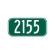 Reflective House Number Sign Reflective House Number Sign